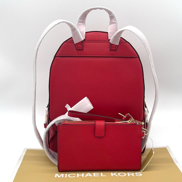 Michael Kors Medium Jaycee Backpack & Double Zip Wallet Wristlet - Picture 4 of 12